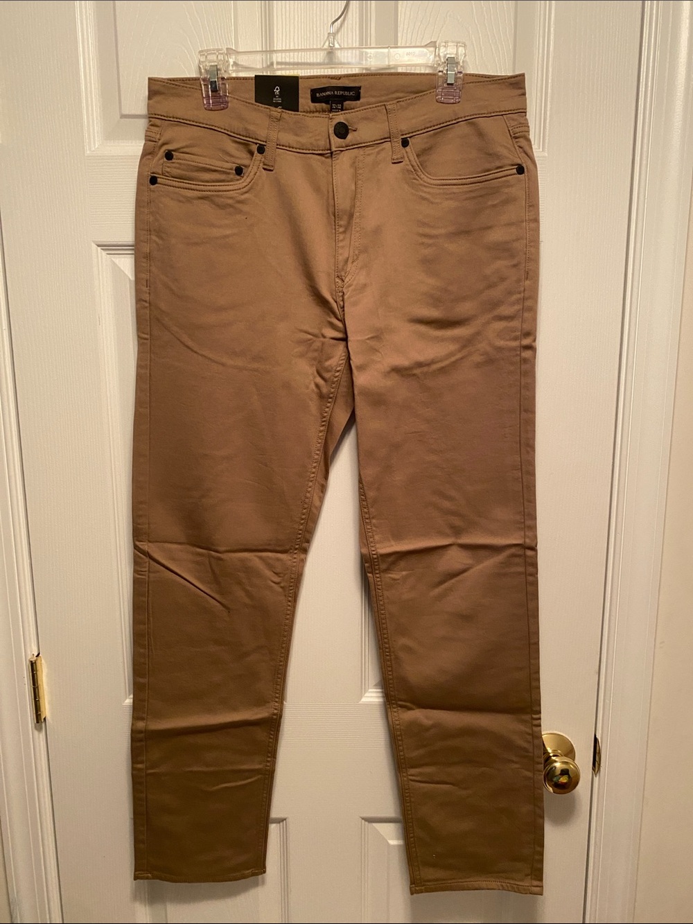 Banana Republic Tan Slim Fit Pants…size 32x32